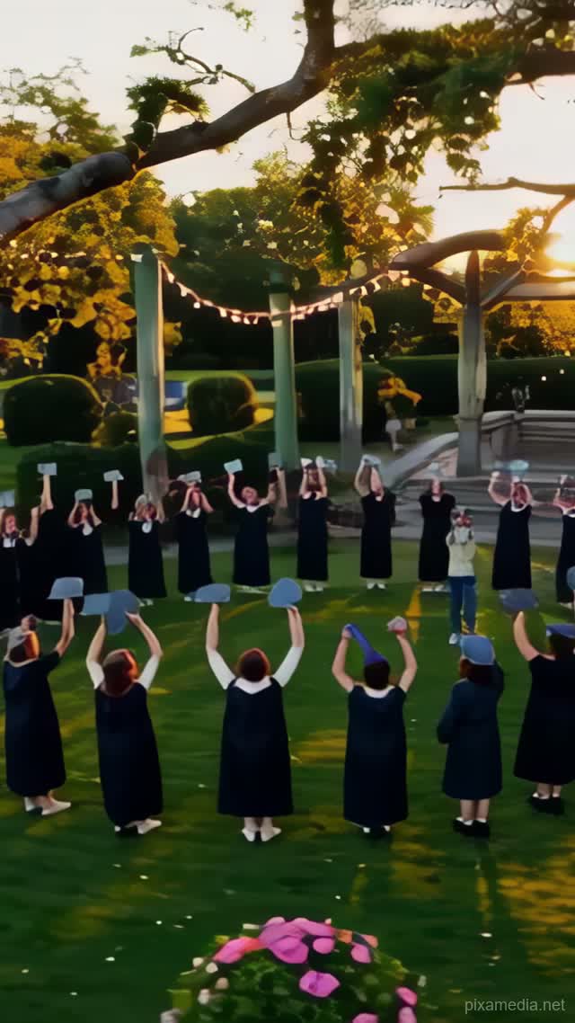 Skyward Caps at Twilight - Wedding & Events AI stock